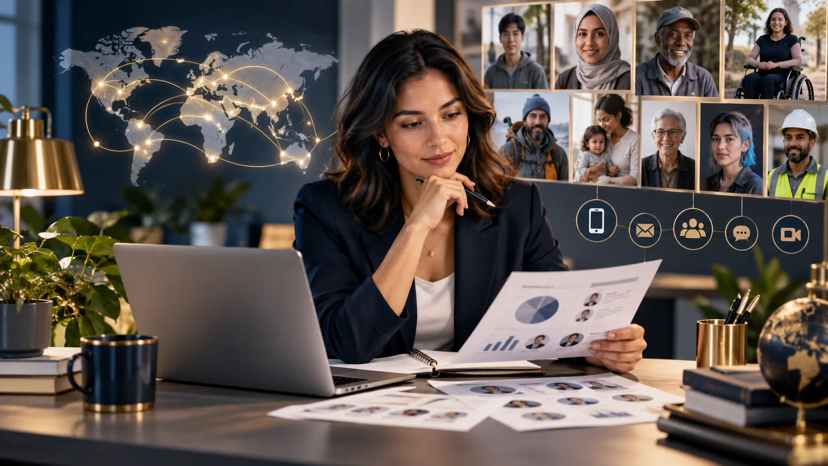 Research recruiter planning outreach to diverse and difficult-to-reach participant audiences